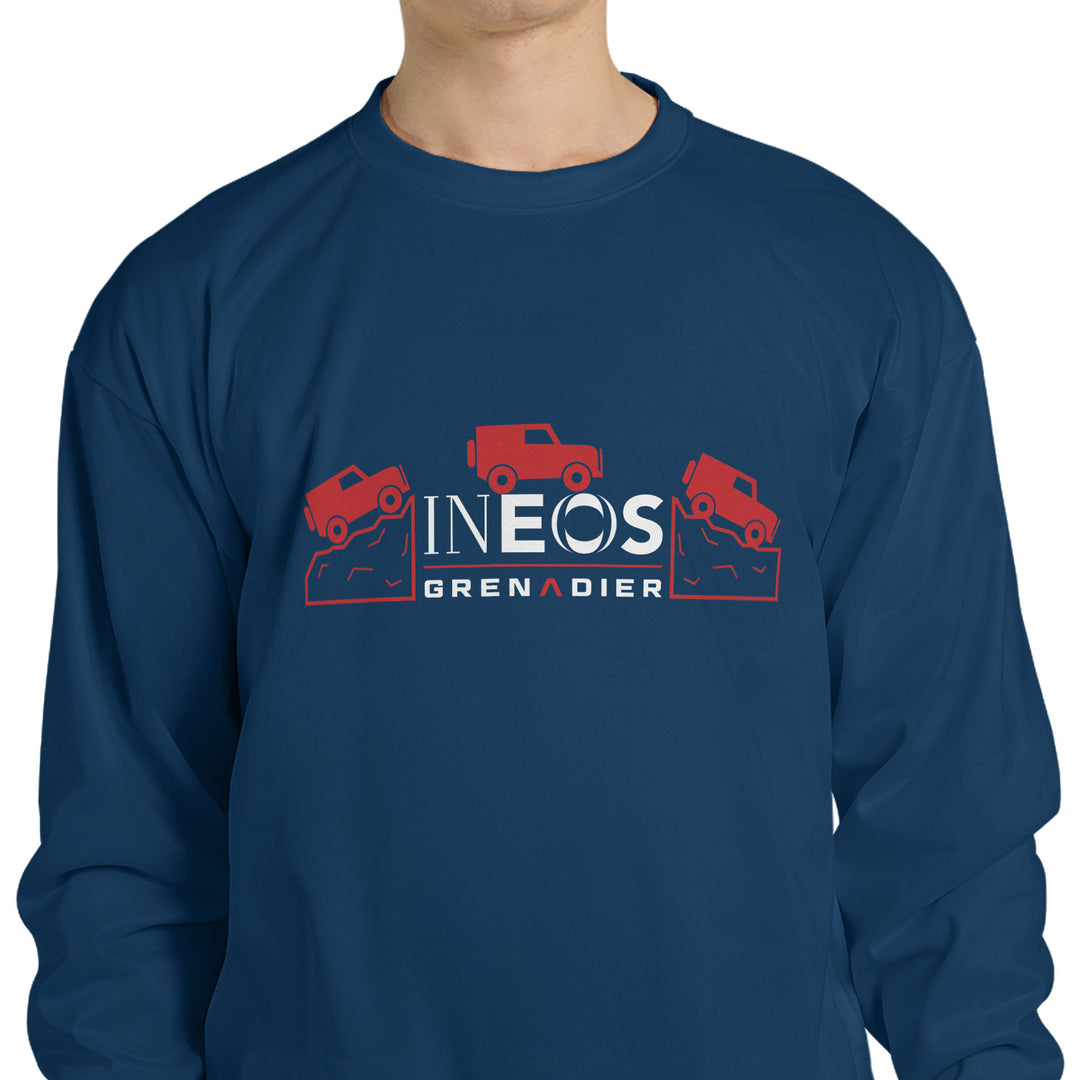 INEOS Grenadier Rugged Logo Sweatshirt ZOOM #color_britannia-blue