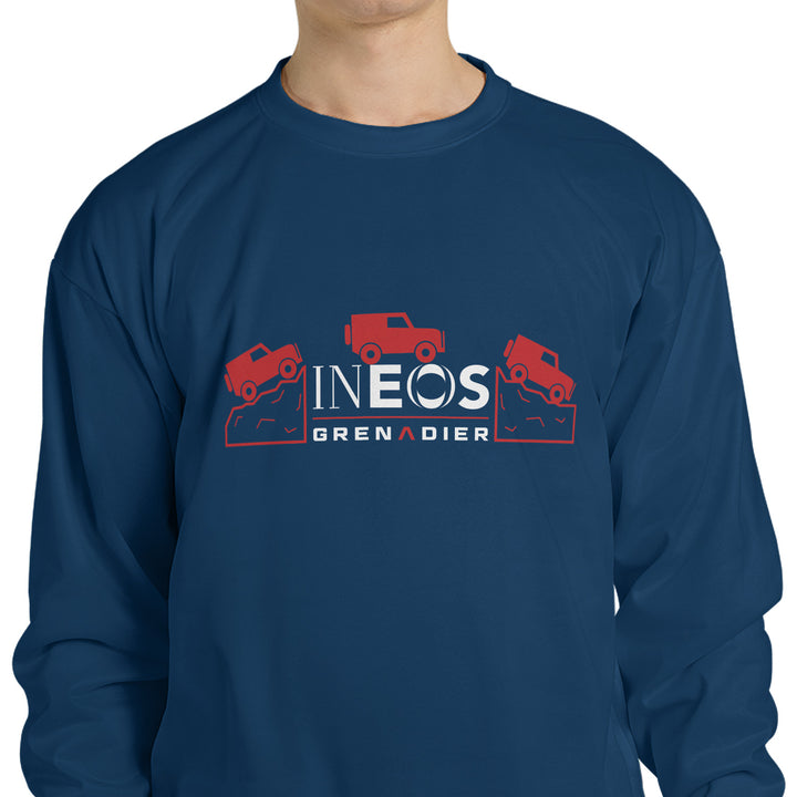 INEOS Grenadier Rugged Logo Sweatshirt ZOOM #color_britannia-blue