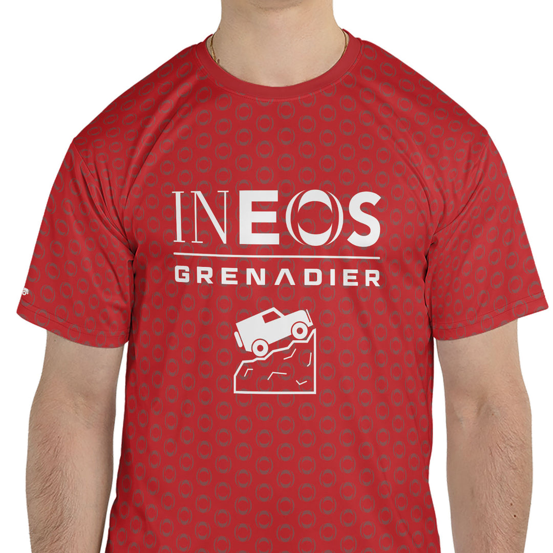 INEOS Grenadier Crewneck Jersey Red Front ZOOM #color_brigade-red