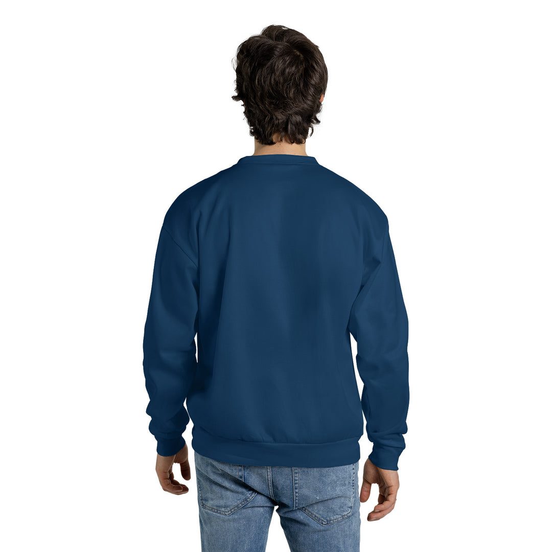 INEOS Grenadier Rugged Logo Sweatshirt Model Back #color_britannia-blue