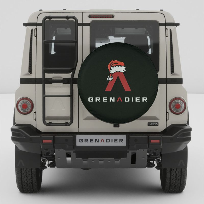 Grenadier Spare Tire Cover – A Merry Touch for Your Rear View!